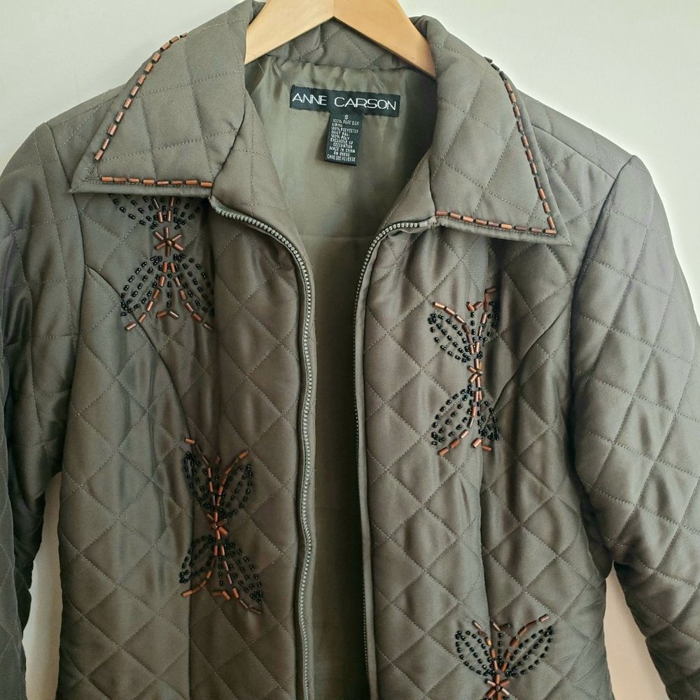 Anne Carson Silk Jacket - image 3